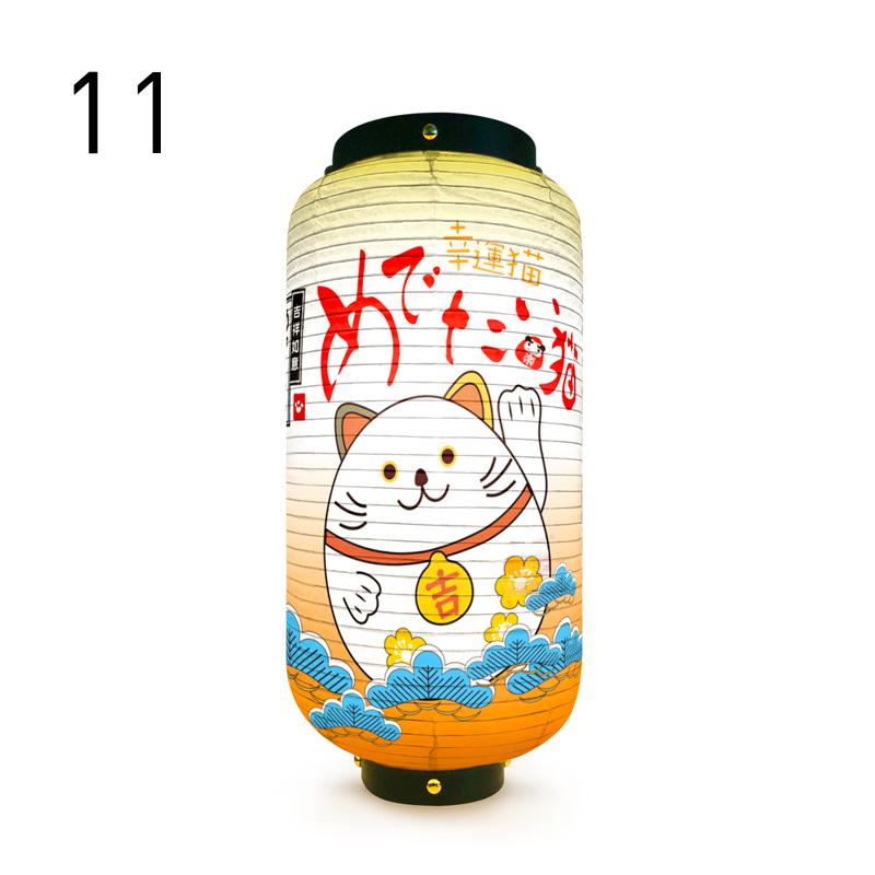 Японские фонарики Lucky Cat, водонепроницаемые, подвесные, для улицы, для бистро, суши, ресторана, рекламный знак, фонарь для вечеринки, декоративный фонарь