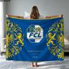 Luzern FC Print Flannel Blanket High Quality Warm Comfortable Cover for All Seasons Perfect for Gifts Home Decor