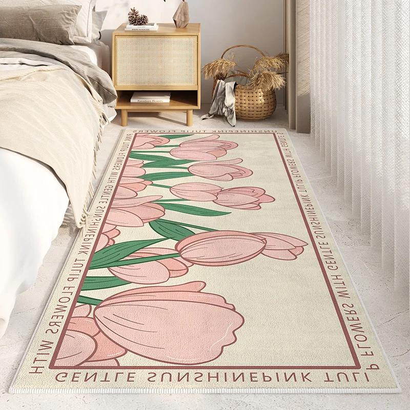 Мультяшный Боби Декор Спальни Прикроватный Ковер Пушистый Мягкий Плюшевый Коврик для Пола Ковры в Скандинавском Стиле для Гостиной Утолщенный Противоскользящий Коврик