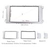 2Din Car Stereo Radio DVD Panel Audio Mount Fascia Kit for Ford Focus II Mondeo S-Max C-Max Galaxy II Kuga