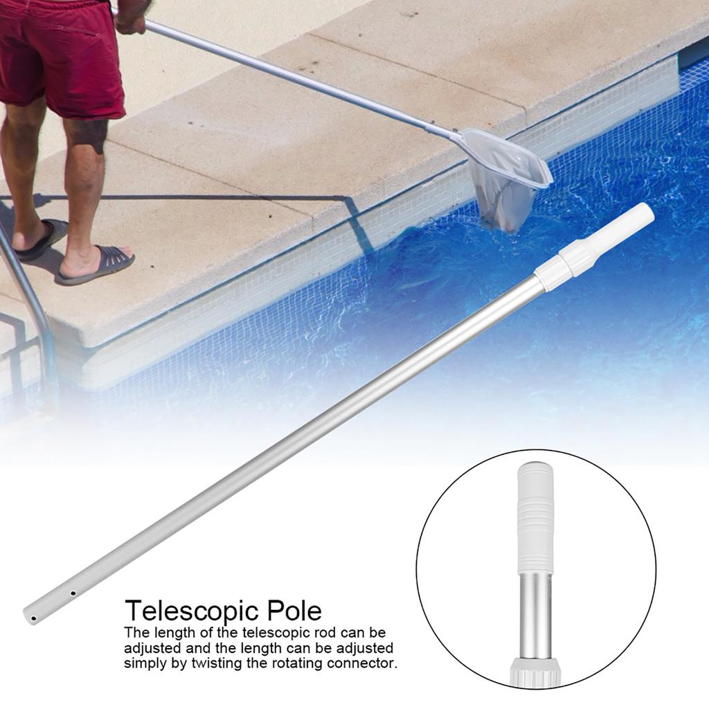 Swimming Pool Aluminum Alloy Adjustable Telescopic Pole MultiFunctional Pool Rod Pool Supply