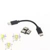 Разветвитель питания с интерфейсом Type-C, подходящий для модуля USB 1 в 2, USB-разветвитель питания для компьютерной коммуникационной платы