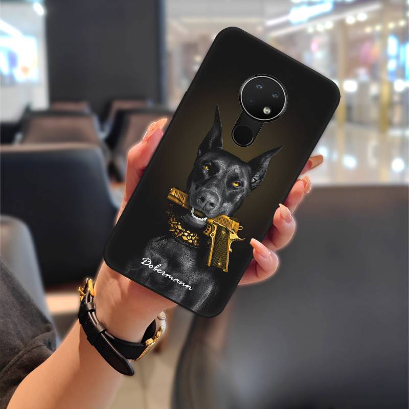 Full Wrap Protective Phone Case For Nokia 6.2/7.2 Fashion Design Cartoon Cute Anti-knock Dirt-resistant Anti-dust TPU