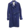 Made In Slovakia Trench Coat 36 Blue With Belt Women Used