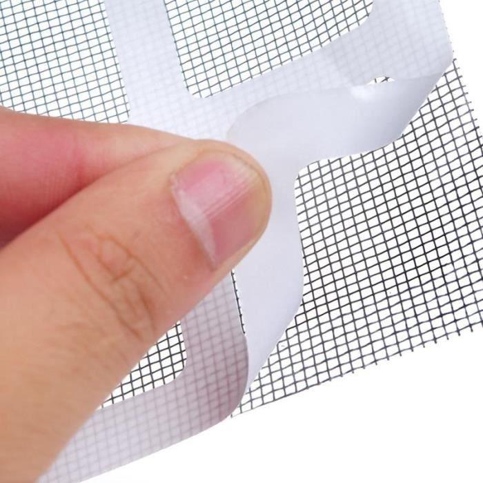 Mosquito Net - Insect Window Screen - 10x10 Cm - Self-adhesive Fastening - Window - Horizontal