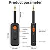 Bluetooth 5.4 Audio Adapter Receiver Transmitter 3.5mm AUX Wireless Audio Adapter HIFI Music With HD MIC For TV Car Headphones