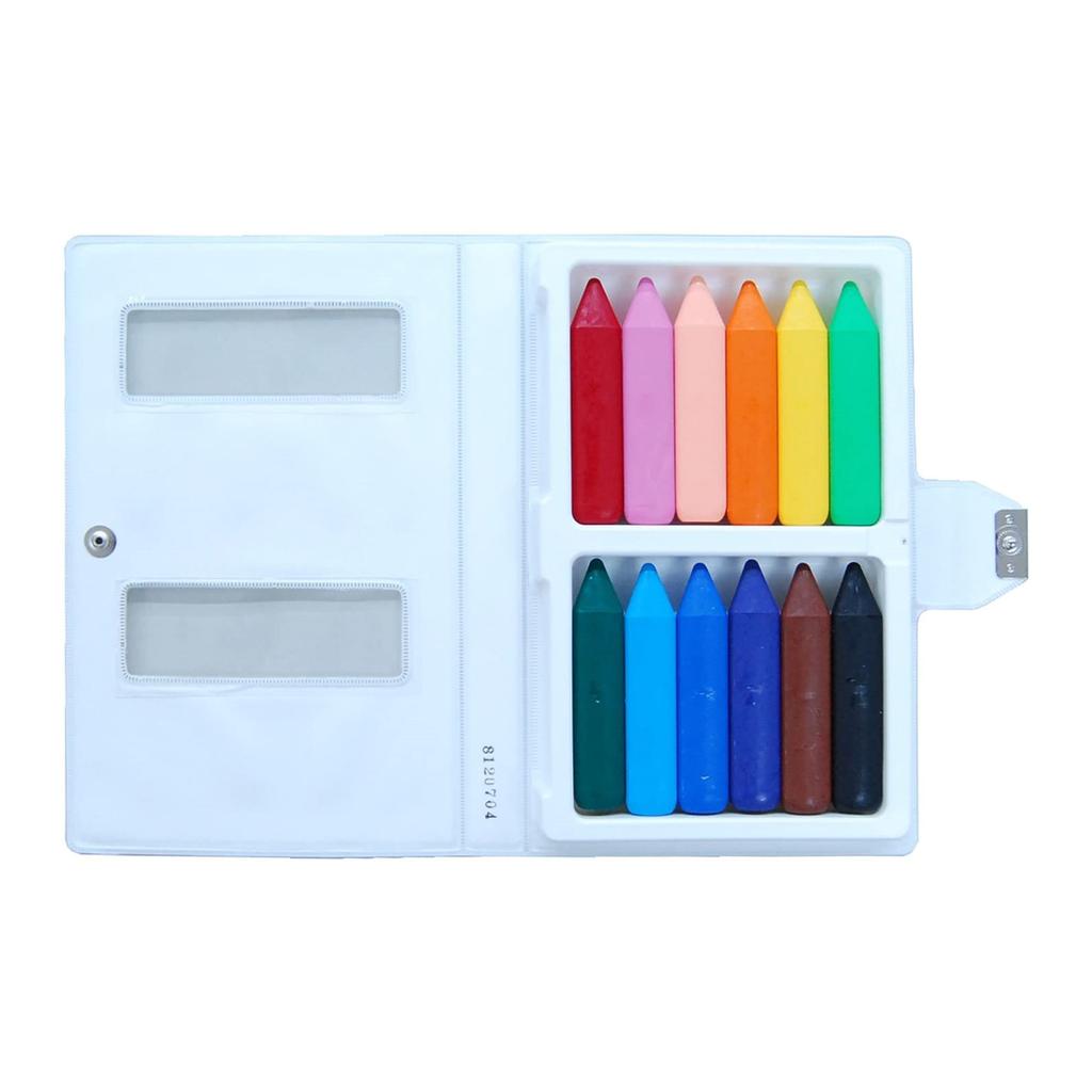 SAKURA Coupy - Pencil восковые мелки для рисования, 12 цветов