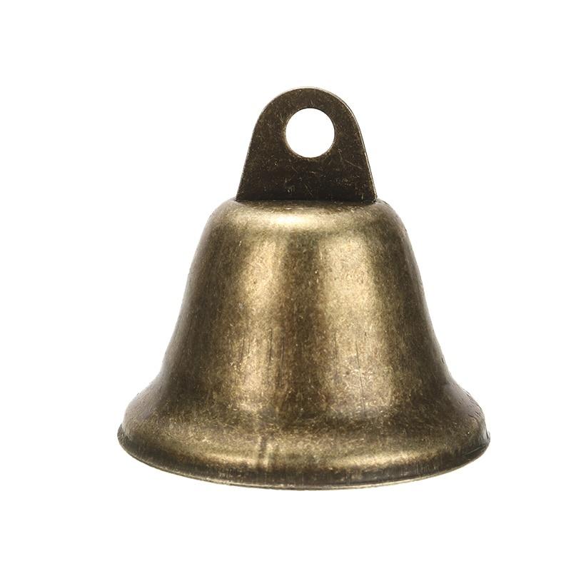 4 шт./10 шт. 38 мм латунные рождественские украшения колокольчики подвески для домашних животных висят для фестиваля вечеринок изготовления украшений с колокольчиками