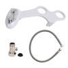 Bathroom Dual Nozzle Cold Water Spray Adjustable Bidet Toilet Attachment with Hose