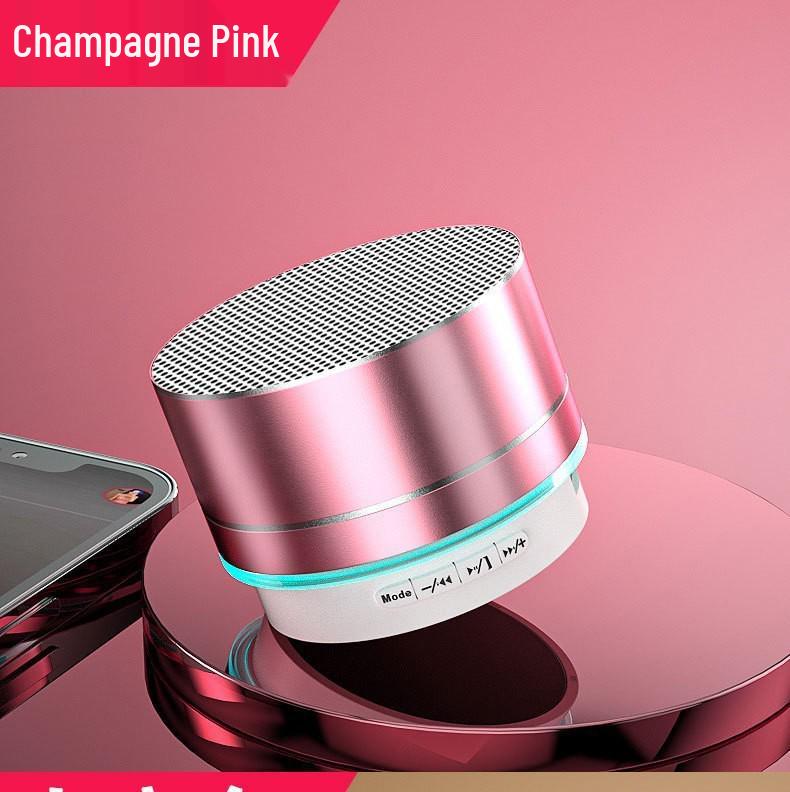 A10 Мини Металлический Bluetooth Динамик с Сабвуфером, USB, Беспроводной и Поддержкой Карт для Мобильного Телефона, Компьютера и Ноутбука.