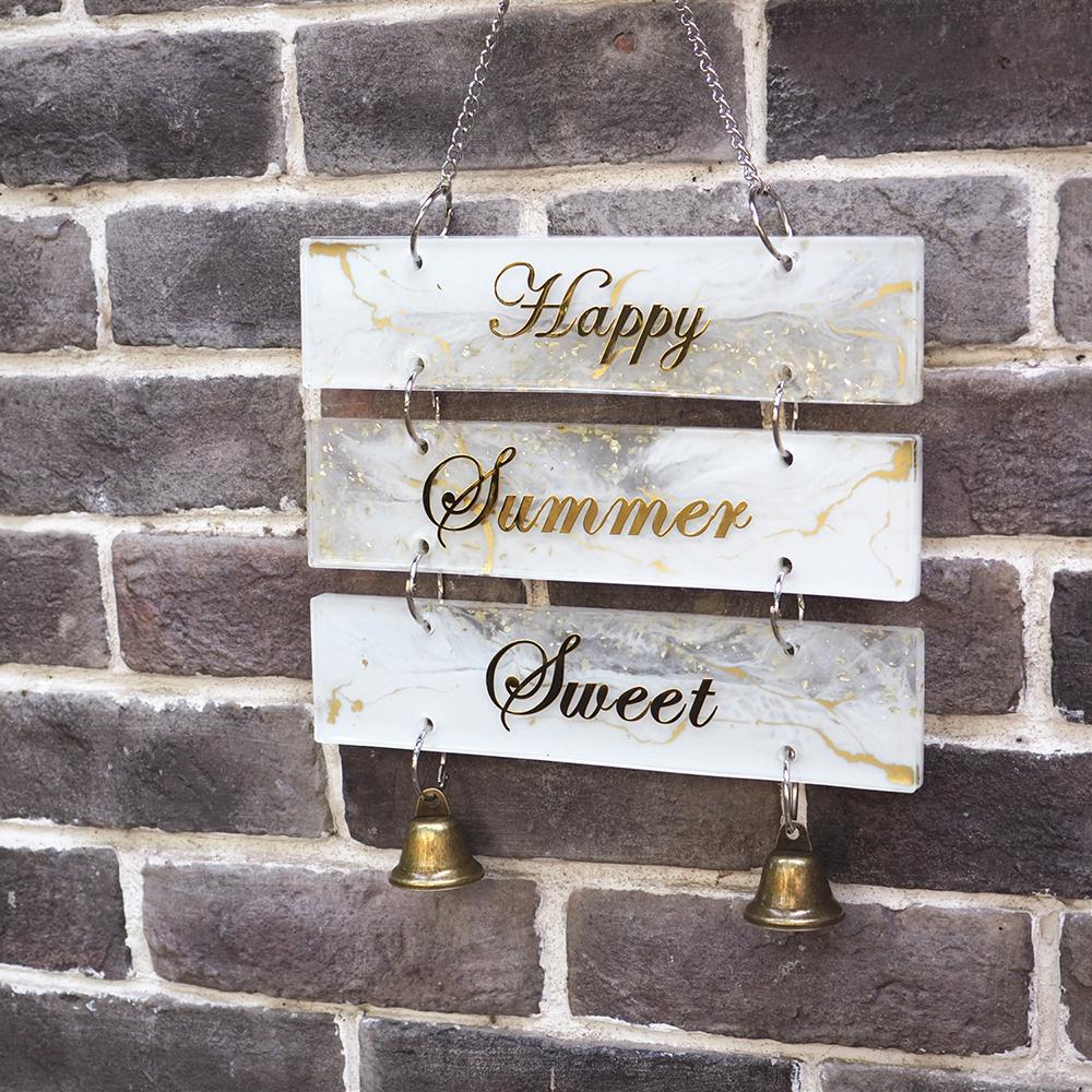 1 комплект из прозрачного силикона, самодельные указатели, приветственные карточки, эпоксидная смола, форма для дверного номерного знака R