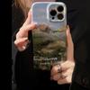 Чехол в стиле масляной живописи для iPhone 13 iPhone 15 iPhone 16 Pro Max