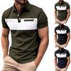 Men's Summer Leisure Culture Breathable Short Sleeved Shirt Top