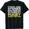 Funny Rugby T-Shirt Classic Tee Funny Retro Style Print T-shirt Men Women Short Sleeve Street Fashion Tops Y2k
