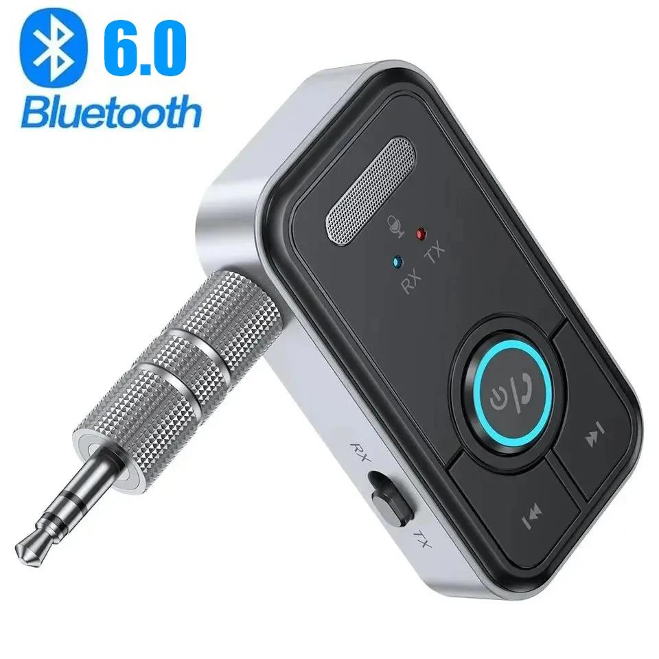 2-в-1 Автомобильный AUX Беспроводной Приемник Bluetooth 5.3 Адаптер USB Мини Стерео Аудио Музыкальный Bluetooth Приемник Передатчик Адаптер