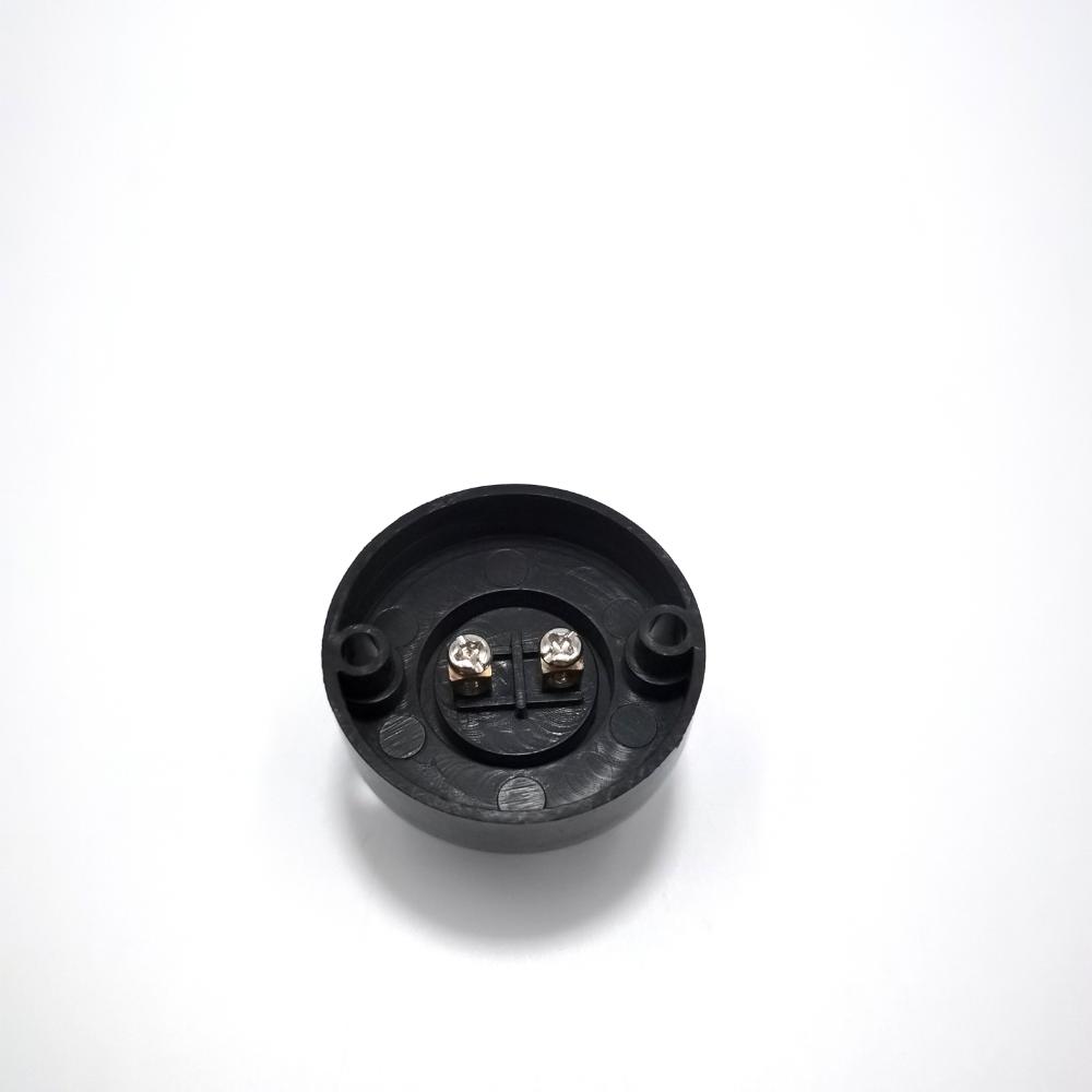 E14 винтовой круглый конвертер плоский светодиодный патрон 6A DIY настольный маленький винтовой светодиодный светильник головка основание гнездо черный белый