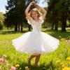 Modern Ballet Tutu Sequin Princess Dress Fashion Performance Clothes  Children