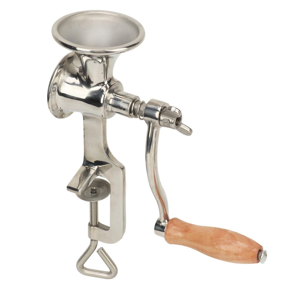 Ручная зерновая мельница из полированной нержавеющей стали марки 304 с регулируемой грубостью помола