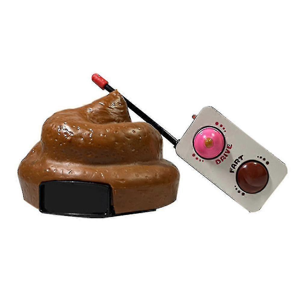 Remote Control Poop Car Toy With Spinning And Farting Action 49mhz - chuan