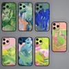 Amybeager Art Чехол для телефона для iPhone Mini 11 12 13 14 15 Pro XS Max X Plus SE XR Черный Мягкий Чехол