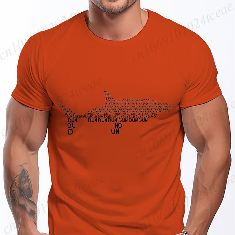 Funny Shark T Shirts for Men Short Sleeve Shirts for Guys Funny Graphic Tees for Shark Week Clothes Fashion Casual Men's Tees
