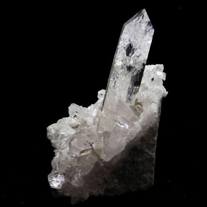 Pierres et Minéraux. Quartz. 136.0 ct. Plan du Lac, Oisans, Savoie, France.