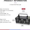 21 Eyes Stage Light Disco Dj Party Strobe Lights Sound Activated RGB UV Ball Lighting by DMX512 Control LED Ravelight for Home Party