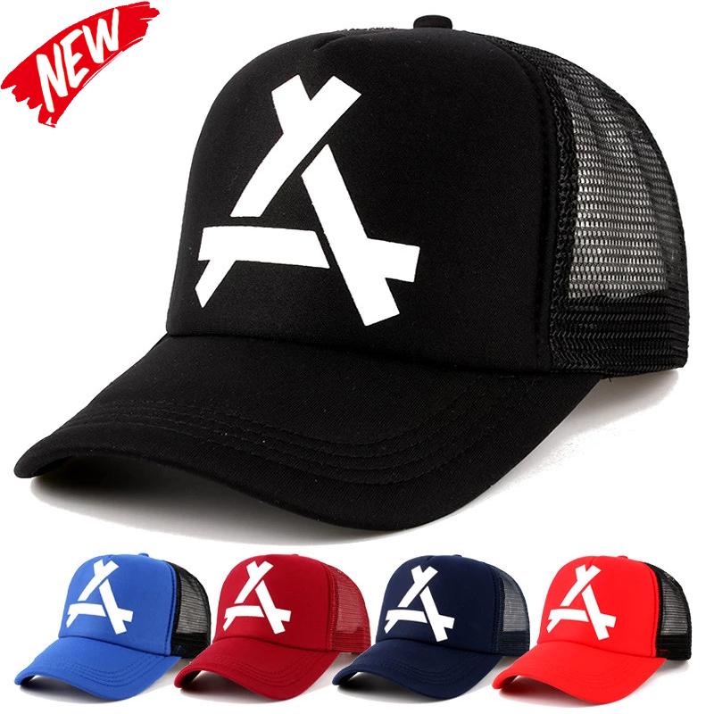 Fashion Breathable Net Hat Letter Baseball Hat Men Women Adjustable Hip Hop Snapback Caps Adult Unisex Sunshade Cowboy Hat