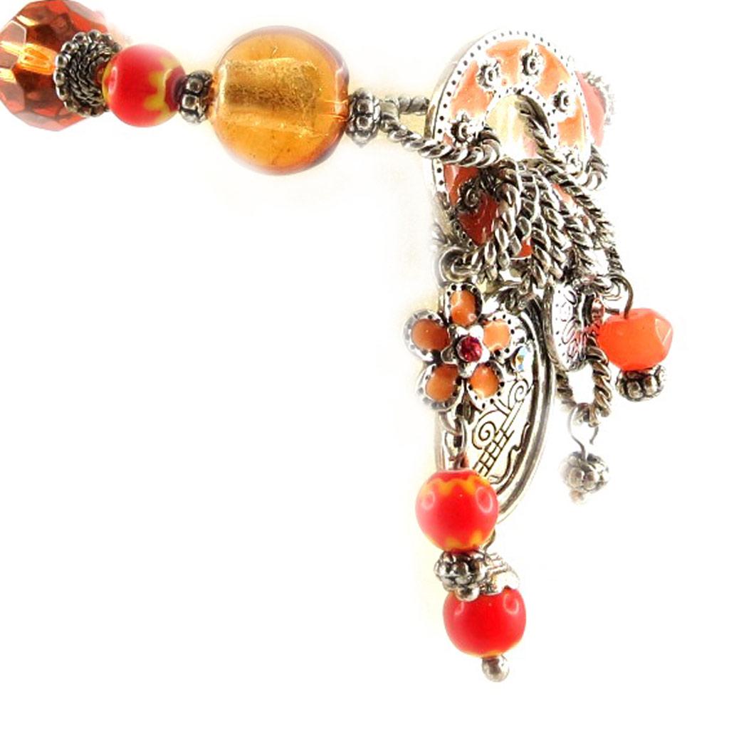 Les Trésors De Lily [E0461] — Оранжевый дизайнерский браслет «Таласса»