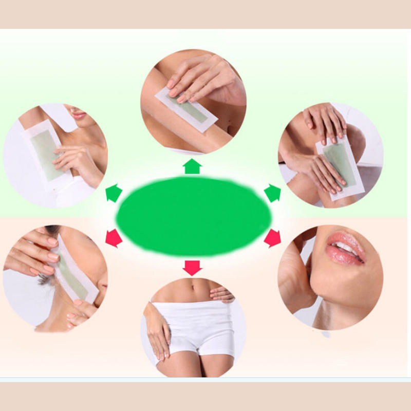 Прочная и практичная маска для ног, бумажная двухсторонняя полоска холодного воска для депиляции