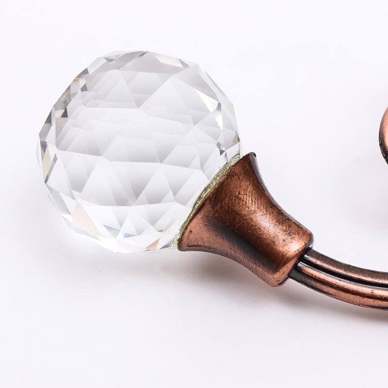 2 шт. большие металлические хрустальные стеклянные занавески, настенные подвязки, крючки, вешалка, держатель, карнизы, аксессуары