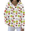Christmas Hoodies For Women Funny Cute Printed Holiday Sweatshirt Winter Oversized Pullover Tops