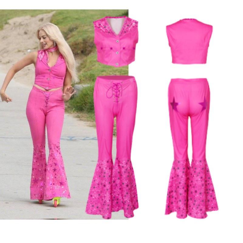 Trendy Barbie Ken Movie Character Cosplay Outfit Polyester, Personalized Streetwear, Available In Multiple Sizes
