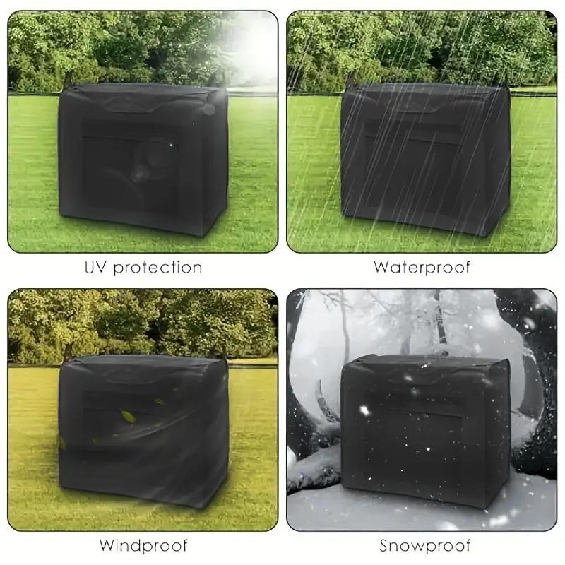 Durable Generator Cover - Dustproof Outdoor Storage for Portable Power Equipment, Heavy-Duty Weather-Resistant Fabric