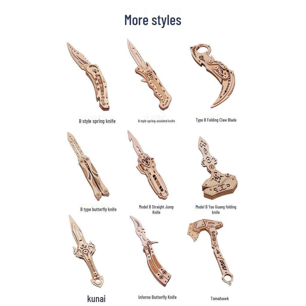 3D Деревянный пазл-конструктор «Бабочка», вырезанный лазером, для детей