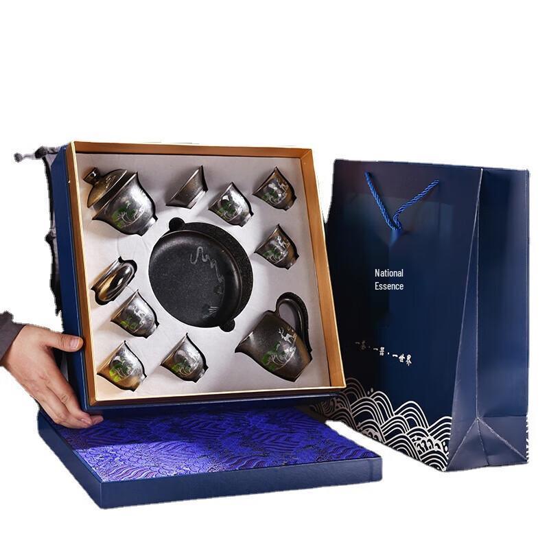 Chaxun Light Luxury Chinese Ceramic Tea Set