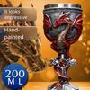 Бокал для красного вина Evil Dragon, бокал для вина из нержавеющей стали, высокие бокалы Dragon