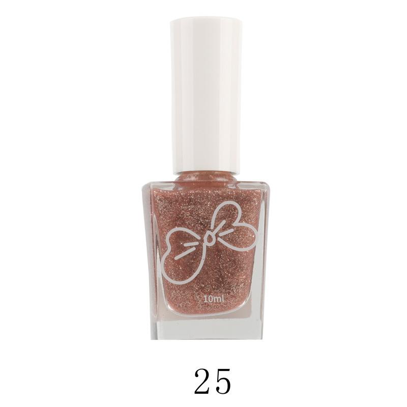 Oil-based Nail Polish No Bake Fast Drying Non-peelable Non-slip Safe Odorless Nude Color Nail Salon Nail Polish