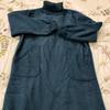 Женское осенне-зимнее платье, новое ретро-весельное платье Vestidos, бархатное платье с высоким воротом, свободный свитер средней длины для женщин