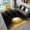 3D Soccer Football Field Cartoon Area Rug,Carpet Rug for Living Room Bedroom Sofa Playroom Doormat Decor,Kid Non-slip Floor Mat