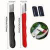 2PCS Mini Portable Knife Sharpener with Lid Metal Knife Pruning Sharpening Stone Multifunction Sharp Knife Sharpenering Tools