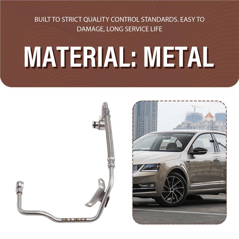L08A-For VW CC Eos Golf A3 Q3 TT Skoda Octavia Seat Altea Compatible Turbo Oil Feed Pipe Line 06J145778H 06J145778G 06J1457