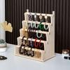 Wood Bracelet Holder Bracelet Display Stand Multi Layer Bangle Scrunchie Organizer for Watch Bracelet Scrunchie
