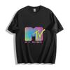 Унисекс Футболка с графическим принтом MTV Retro Logo Винтажная футболка музыкального канала Унисекс