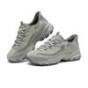Skechers DLites Сетчатые Низкие Кроссовки на Шнуровке с Круглым Носком Удобные Папины Кроссовки Женские 150868-GRY