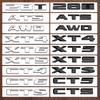 ABS Буквы CT4 CT5 CT6 CTS XT4 XT5 XT6 XTS ATS AWD 25T 28T 40T Наклейка Автомобиль Задний Багажник Хвост Багажника Шильдик Логотип Для Cadillac