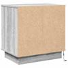 Nightstand 2 pcs Grey 50 x 34.5 x 50 cm Engineered Wood