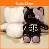 Новый Склад Плюшевая Игрушка Кошка-Череп Светящаяся и Милая Мультяшный Подарок для Пар Идеально подходит для Рождества и Дня Святого Валентина