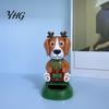 Auto Shaking Head Figures Solar Powered Dancing Car Ornament, Creative Dashboard Christmas Cartoon Figure for Gifts Friends Interior Decoration, Cute
