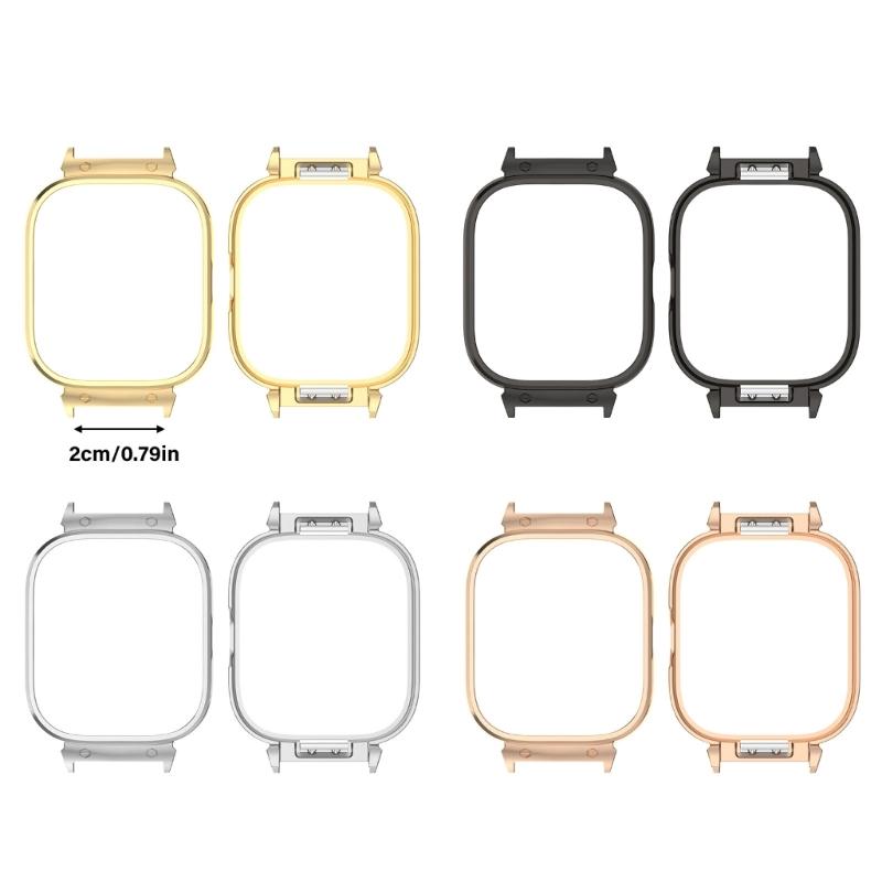 Fashionable Metal Case Cover for Watch 5 eSIM 20mm Width Bands Elevates the Look of Smartwatch Sophisticated Appearance